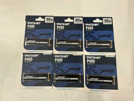 Patriot P400 PCIe Gen4 x4 M.2 512GB (6x)