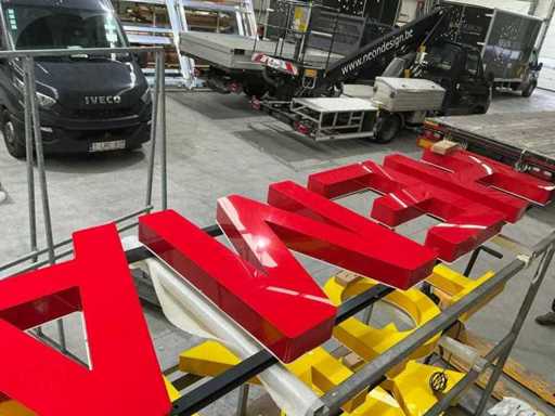 Neon Design HEMA Illuminated Advertising