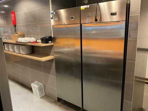 Zanussi Edelstahl-Gefrierschrank
