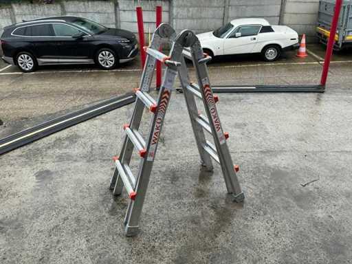 Échelle télescopique pliante Wakü 101 (2x)