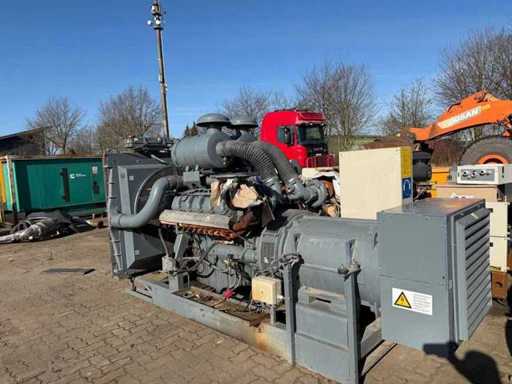 MAN 500 KVA Notstromaggregat- MAN 12 Cylinder - Emergency power generator - Stromerzeuger