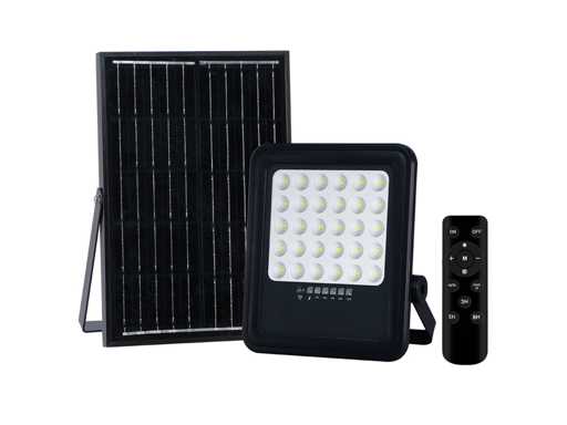 Solar 1000 lm LED Breedstraaler met Remote(2x)