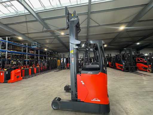 04/2019 Service + UVV 11/2026 Linde R16 1.600kg Triplex 505cm Ravas Waage Elektrostapler Schubmaststapler 3.671 Stunden
