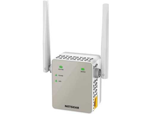 NETGEAR WiFi-versterker (EX6120), AC1200 WiFi-versterker (x10) + 5 Powerline 1000