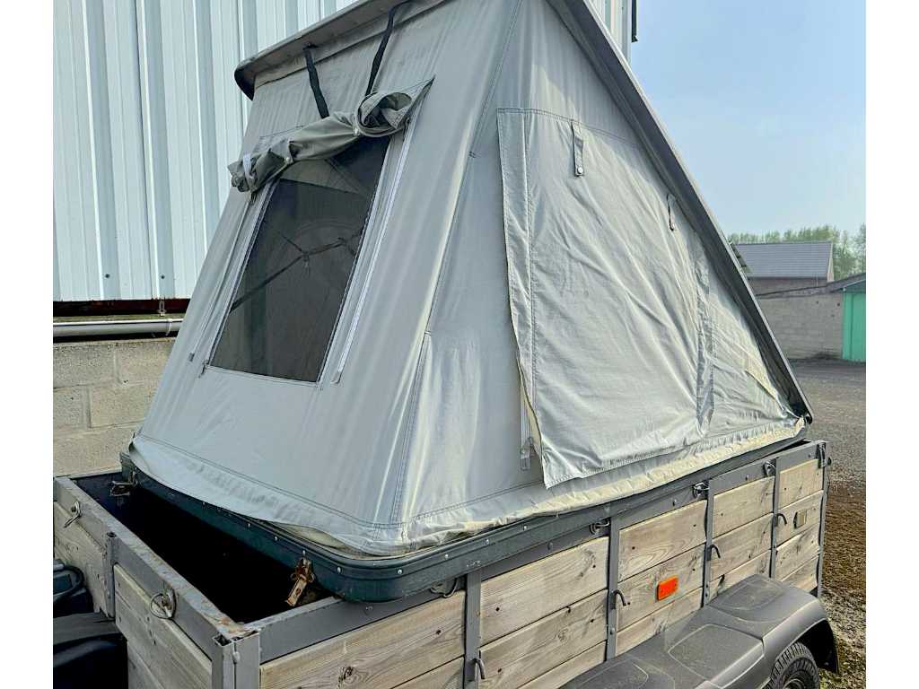 trailer with tent
