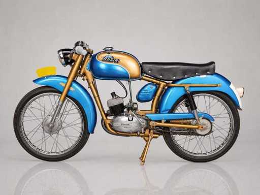 1955 : Moto Tansini Grillo Export 4V | Mobylette classique italienne