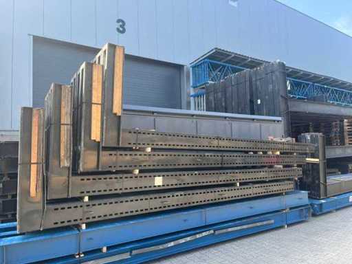 Enkelzijdige Draagarmstelling 4x8