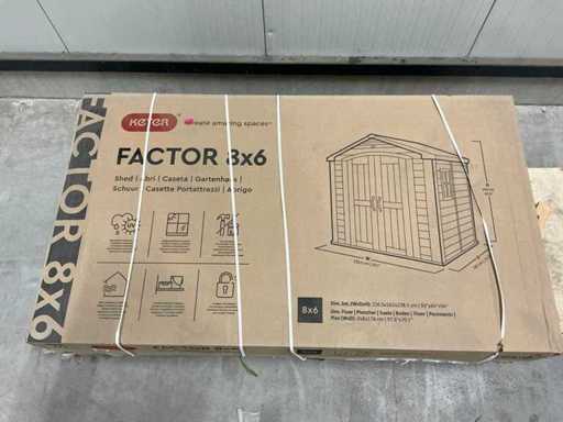 Capanno da giardino Keter Factor 8x6