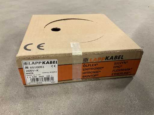 Lapp-Kabel H05V-K 1x0,50mm² Box mit 100m Installationsdraht (2x)