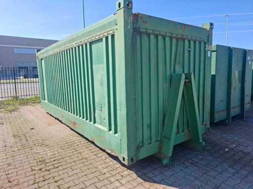 Haakarm afzet afvalcontainer