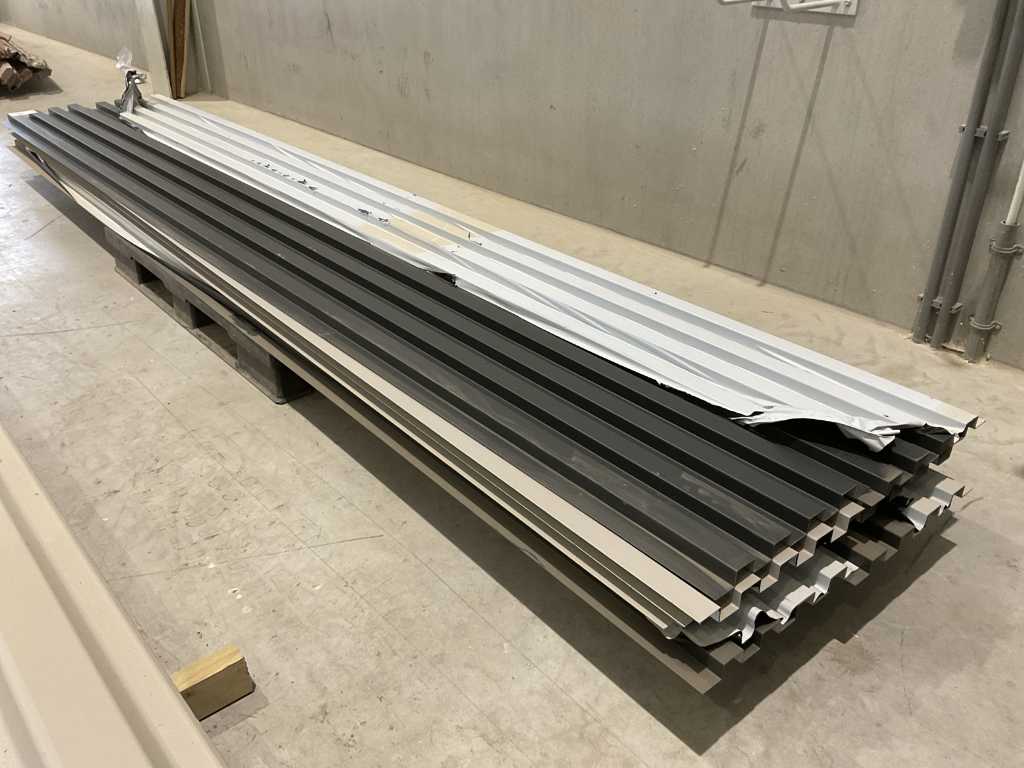 Aluminium roof/wall plate (10x)