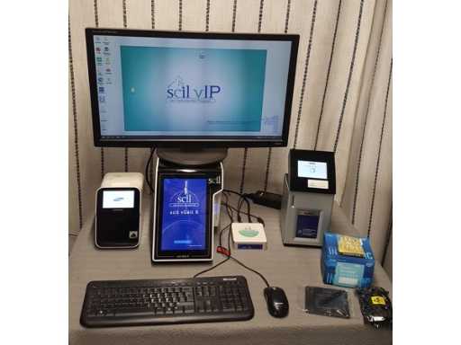 set of veterinary analysis equipment SCIL vCell 5 + EUROLYSER SOLO SI 0140 + SAMSUNG BCA-PT10V