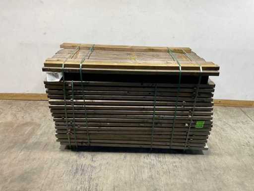 Softwood beam planed 45x95x1910 mm - KDI brown S4S R3 (208x)