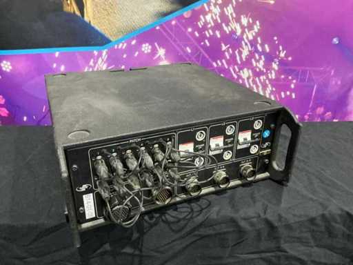 Monitor Distributie Rack [12CH XLR Patch + LK37 I/O/3x LK13 OUT + 6x PCON Wit + CEE32A-3ph I/O]