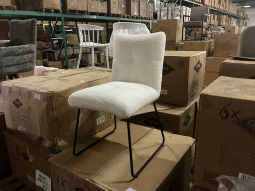 Giga Furniture Felice White Dining Chair (4x)