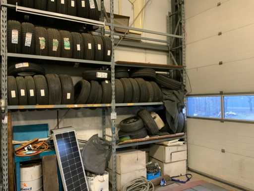 Anvelope/rafturi de depozit cu anvelope