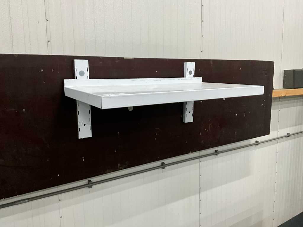 Stainless steel wall shelf