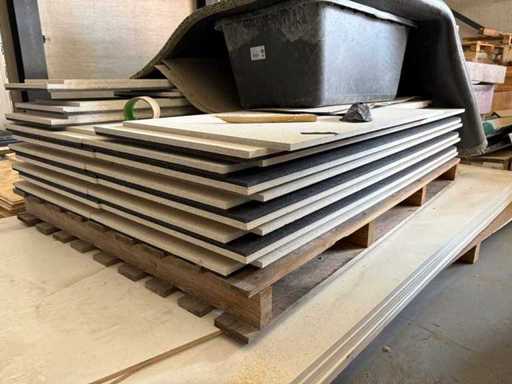 Batch of acoustic panels