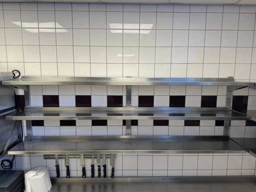 Étagère murale en acier inoxydable