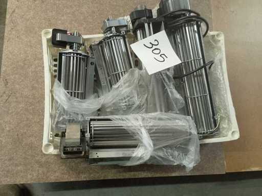 Elektrische tangentiële ventilatoren (5x)