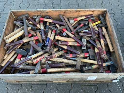 Batch of hammers and sledgehammers