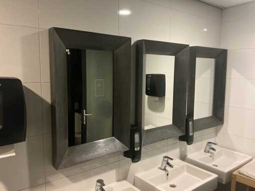 Spiegel met rand (3x)