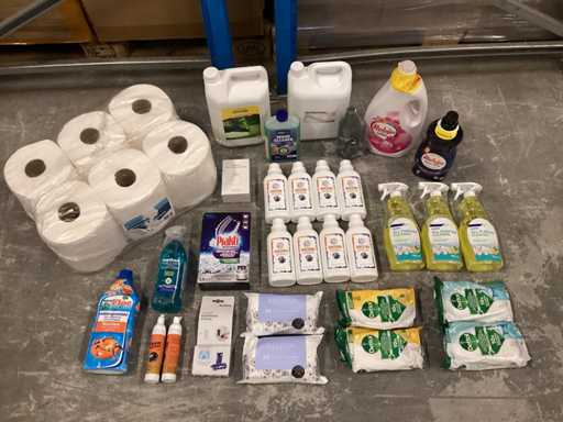 Verschiedene Reinigungsmittel 