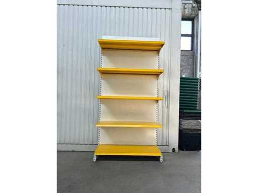Estanterías de tienda - Estantería de pared de 5 metros con 5 estanterías