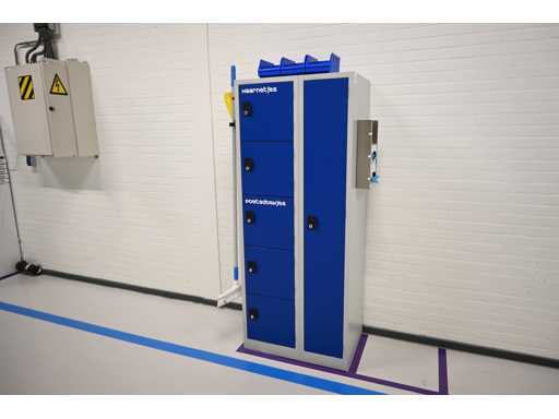 Manutan 2-Piece Locker Cabinet