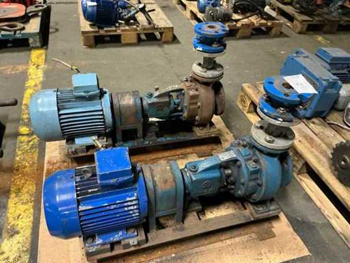 Bombas Zeda 20-40/160 Pompe centrifuge industrielle (2x)