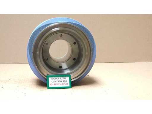 Reishauer RZ 400 / 800 / 1000 - Module 5 EW 20° 3GG Cubitron - Draagflens inclusief slijpwielflens