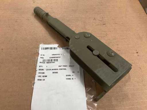 Manual control lever