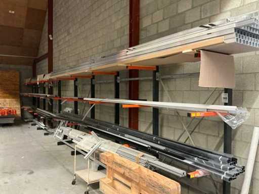 Enkelzijdige draagarmstelling