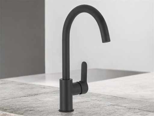 Sesto Keukenmengkraan mat zwart