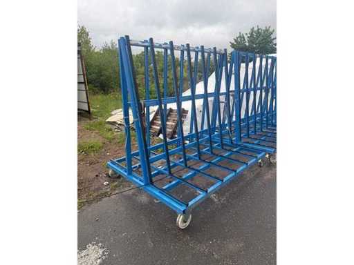 - Glass Transport Trolleys - - Window Frame Castors Glass Transport Trolleys Transport Trolleys