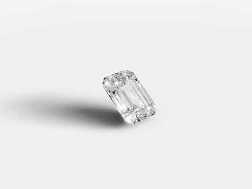 Diamant-smaragdvorm 0,50 cts DE VS