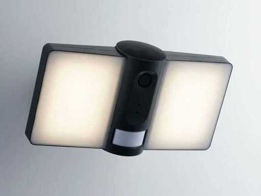 2 x Intec Visor Security Floodlight with camera Google & Alexa WiFi