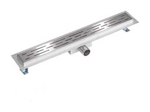 Creavit Aloni - 60 cm - Canalisation de douche en acier inoxydable 60 cm