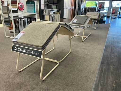 Winkelrek met tapijt samples (7x)