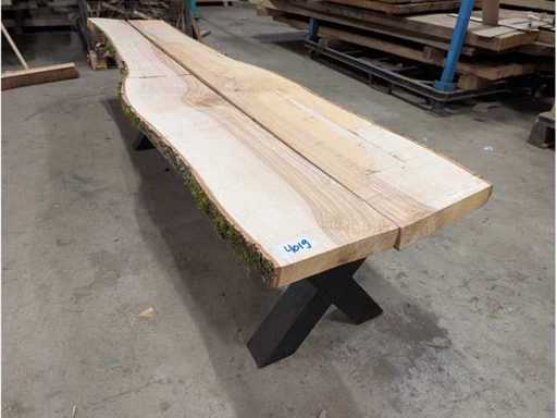 Tronco di albero da tavolino 230x57cm