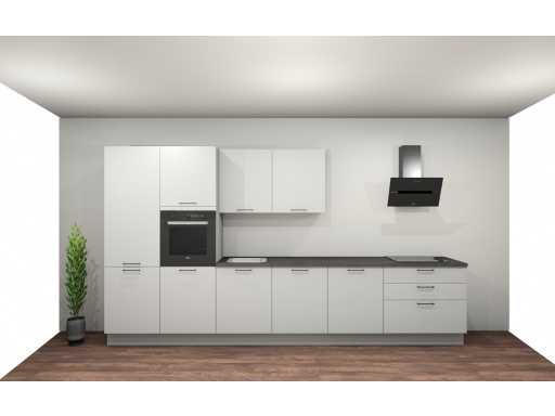 Nobilia Laser Alpin wit recht keuken