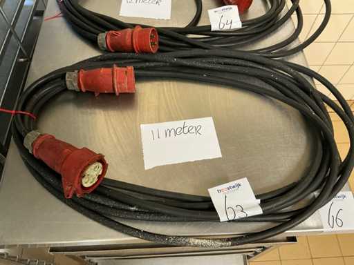 Krachtstroomverlengkabel 16Amp