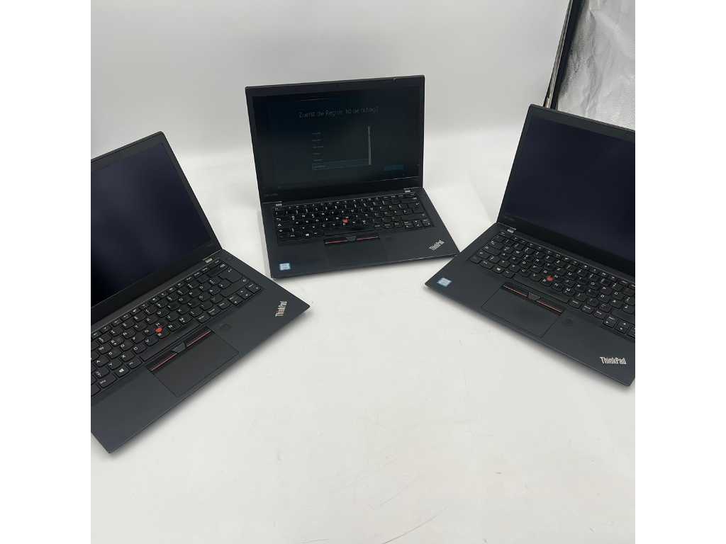 3x Lenovo ThinkPad T470s (Intel i5, 8 Go de RAM, SSD 256 Go, QWERTZ) incl. Windows 10 Professionnel