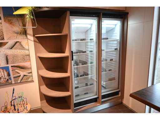 2022 Vestfrost NFG 309 Congélateur à porte vitrée