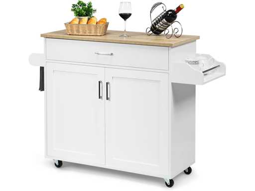 Kitchen Dessert with Locking Wheels