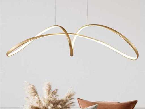 2 x Tenshi 360 LED design armatuur goud