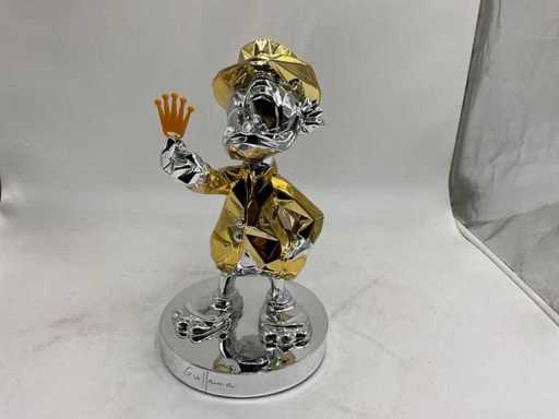 Scrooge McDuck sculpture