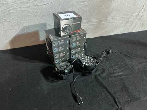 JBSystems Mini-Par 12 RGBW Projecteur (7x)
