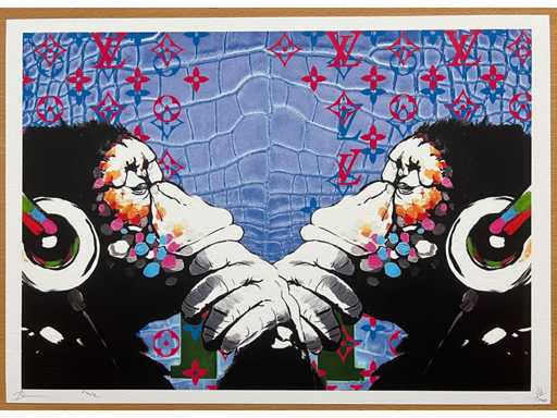 DEATH NYC : Vuitton Banksy DJ Monkey 36/100