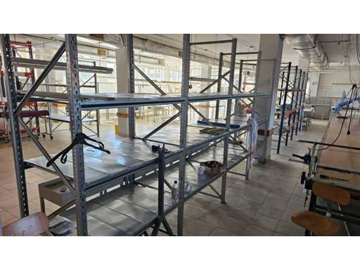   Industrielle Lagerregale aus Metall 